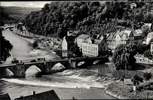 Ak Hann. Münden in Niedersachsen, Werrabrücke
