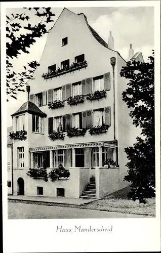 Ak Manderscheid in der Eifel Rheinland Pfalz, Erholungsheim Haus Manderscheid