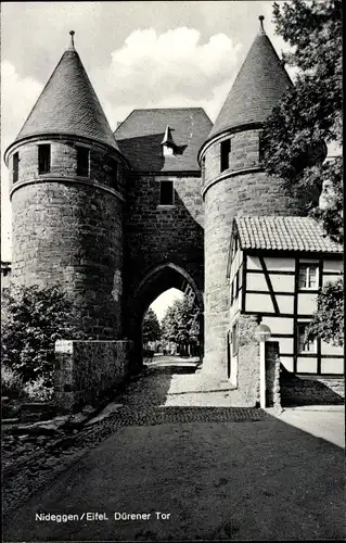 Ak Nideggen in der Eifel, Dürener Tor