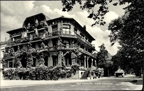 Ak Bad Pyrmont in Niedersachsen, Haus Hölscher