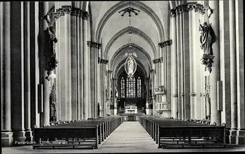 Ak Paderborn in Westfalen, Dom, Inneres