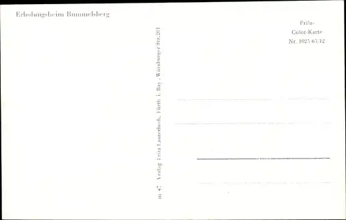 Ak Schwarzenbruck in Mittelfranken Bayern, Anstalten Rummelsberg