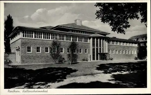 Ak Nordhorn in der Grafschaft Bentheim, Hallenschwimmbad