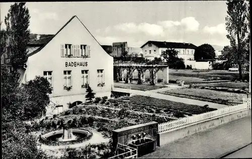 Ak Bad Hönningen am Rhein, Badehaus