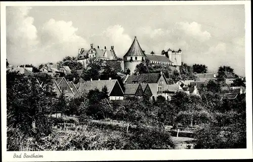 Ak Bad Bentheim in Niedersachsen, Blick auf den Ort