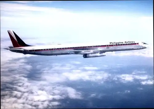 Ak Philippinisches Passagierflugzeug, Philippine Airlines, McDonnell Douglas DC-8-63, PH-DEL