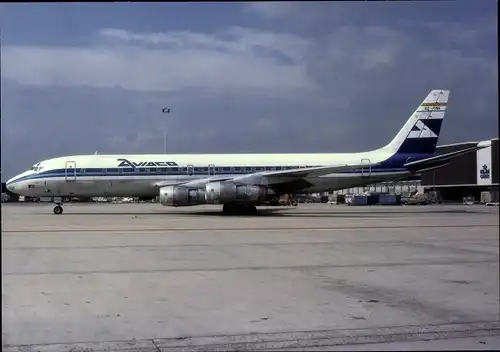 Ak Spanisches Passagierflugzeug, Aviaco, McDonnell Douglas DC-8-55F, EC-DBE