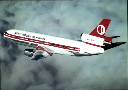 Ak Malaysisches Passagierflugzeug, Malaysian Airline System, McDonnell Douglas DC-10-30, 9M-MAS