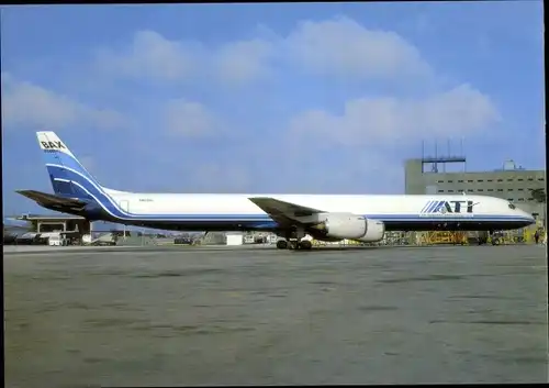 Ak Amerikanisches Frachtflugzeug ATI Air Transport International, McDonnell Douglas DC-8-71F, N603AL