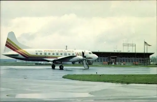 Ak Amerikanisches Passagierflugzeug, Wright Airlines, Flughafen Springfield, Ohio Municipal