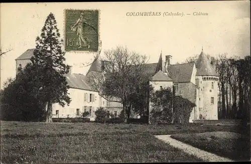 Ak Colombières Calvados, Le Chateau