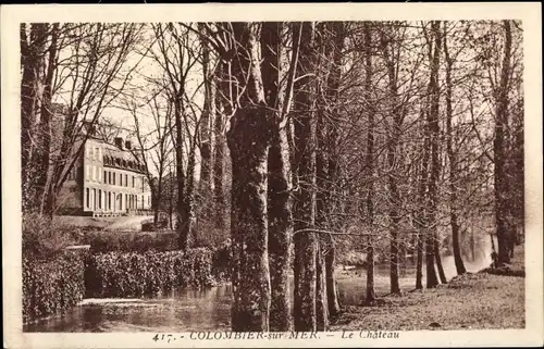 Ak Colombières sur Mer Calvados, Le Chateau