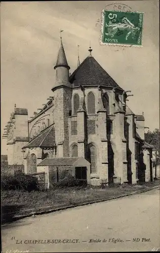 Ak La Chapelle sur Crecy Seine et Marne, Abside de l'Eglise