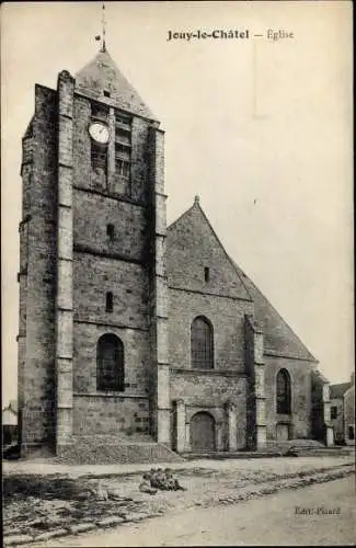 Ak Jouy le Châtel Seine et Marne, Eglise