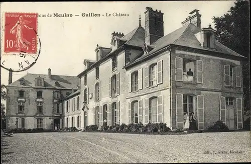 Ak Gaillon Yvelines, Le Chateau