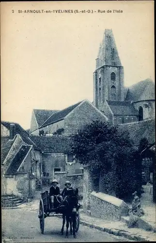 Ak Saint Arnoult en Yvelines, Rue de l'Isle