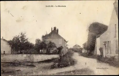 Ak Marles Seine et Marne, Marchais