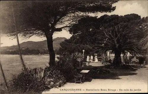 Ak Carqueiranne Var, Hostellerie Beau Rivage, Un coin du Jardin