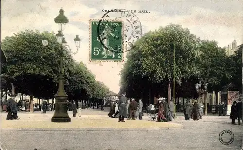 Ak Orléans Loiret, Le Mail