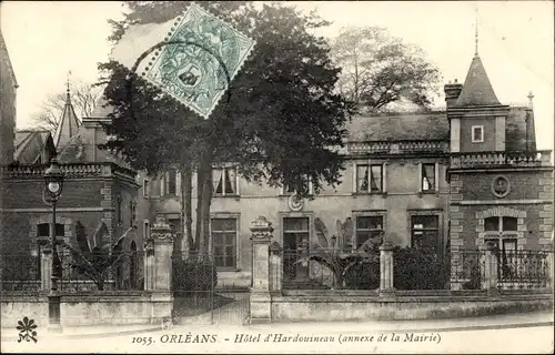 Ak Orléans Loiret, Hotel d'Hardouineau, annexe de la Mairie