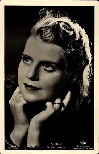 Ak Schauspielerin Kristina Söderbaum, Portrait, Ross Verlag A 2598 2
