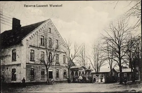 Ak Wunstorf in Niedersachsen, Hotel zum Ritter, Reserve Lazarett