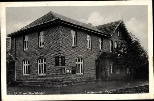 Ak Bruchhagen Nienburg an der Weser, Gasthaus