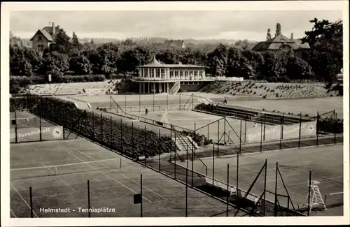 Ak Helmstedt in Niedersachsen, Tennisplätze