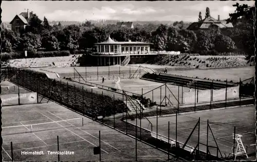 Ak Helmstedt in Niedersachsen, Tennisplätze