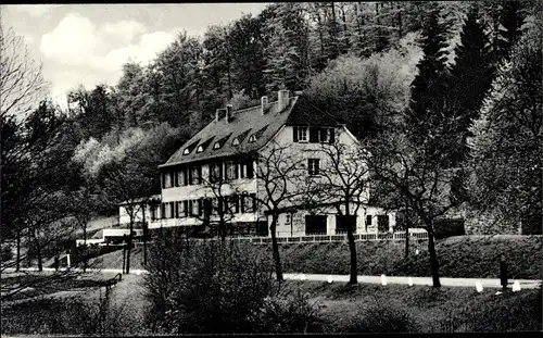 Ak Hallenberg im Sauerland, Kurhaus Waldesruh