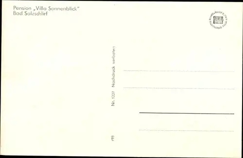 Ak Bad Salzschlirf in Hessen, Pension Villa Sonnenblick