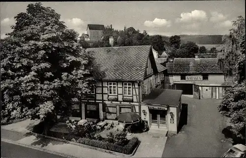 Ak Hardegsen im Solling Niedersachsen, Hotel Haus Ahlborn