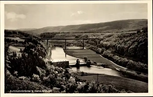 Ak Hann. Münden in Niedersachsen, Autobahnbrücke