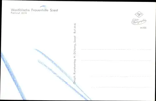 Ak Soest in Nordrhein Westfalen, Westfälische Frauenhilfe