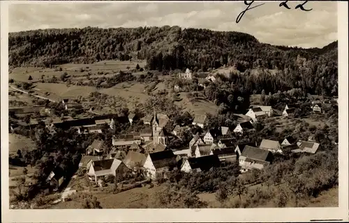 Ak Dießen Horb am Neckar, Dorf und Schloss, Hohenzollern