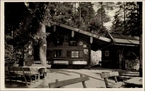 Ak Bischofswiesen Oberbayern, Restauration Kastenstein