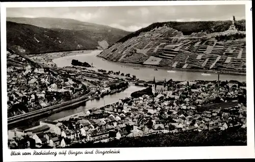 Ak Bingen am Rhein, Gesamtansicht, Bingerbrück