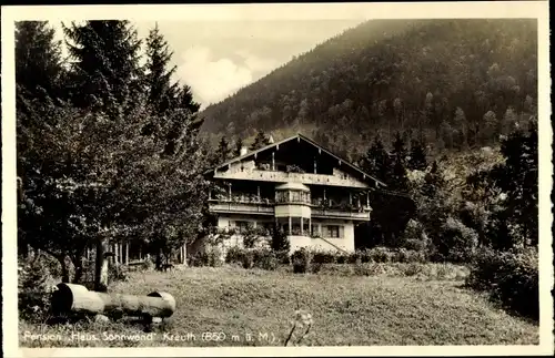 Ak Kreuth am Tegernsee Oberbayern, Pension Haus Sonnwend