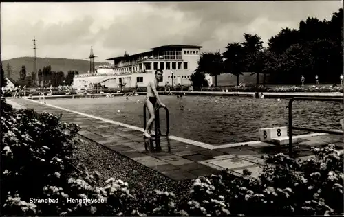 Ak Hengstey Hagen in Westfalen, Strandbad