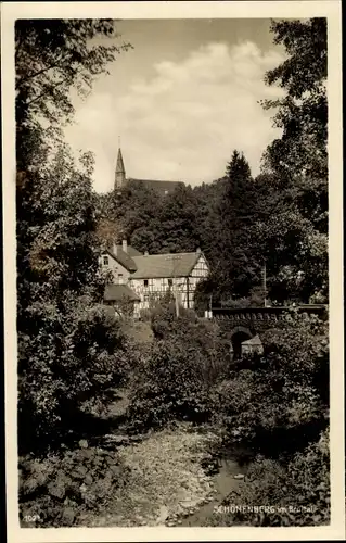 Ak Schönenberg Ruppichteroth Rhein Sieg Kreis, Teilansicht