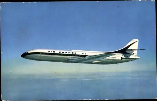 Ak Französisches Passagierflugzeug, Air France, Caravelle