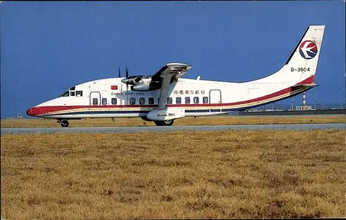 Ak Chinesisches Passagierflugzeug, China Eastern Airlines, Shorts 360 B-3004