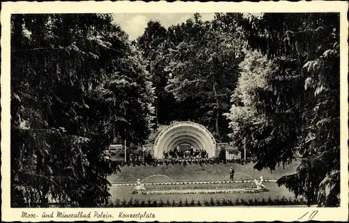 Ak Polczyn Zdrój Bad Polzin Pommern, Konzertplatz