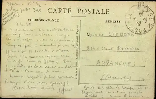 Ak Commes Calvados, Le Chateau