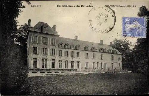 Ak Colombières sur Seulles Calvados, Le Chateau