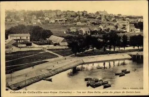 Ak Colleville sur Orne Calvados, Vue sur Riva Bella, prise du phare de Ouistreham