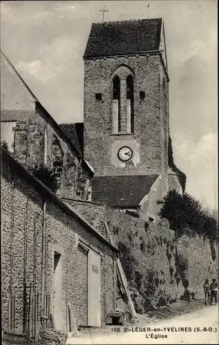 Ak Saint Leger en Yvelines, L'Eglise