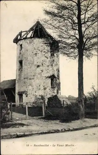 Ak Rambouillet Yvelines, Le Vieux Moulin