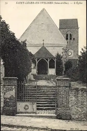 Ak Saint Leger en Yvelines, L'Eglise