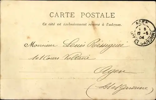Ak Castelsarrasin Tarn et Garonne, La Gare